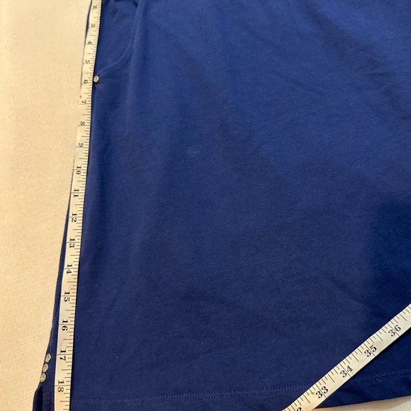 Quacker Factory Skort Women’s 3X Blue Pull On Stretch Skirt Shorts Plus Size - Picture 10 of 15